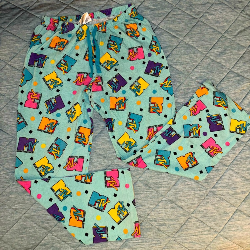 NWOT 80’s MTV pajama pants
